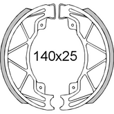 Ganasce freno posteriori RMS Piaggio Liberty 4t/Hexagon Lx 125cc 1998> Posteriore per ITALJET DRAGSTER 125 125 1999 - 2000